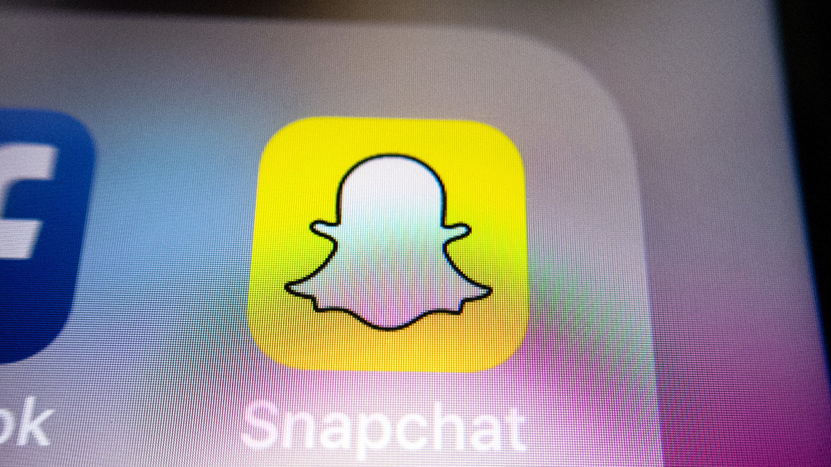 Mannen kontaktade barnen via appen Snapchat. Arkivbild.