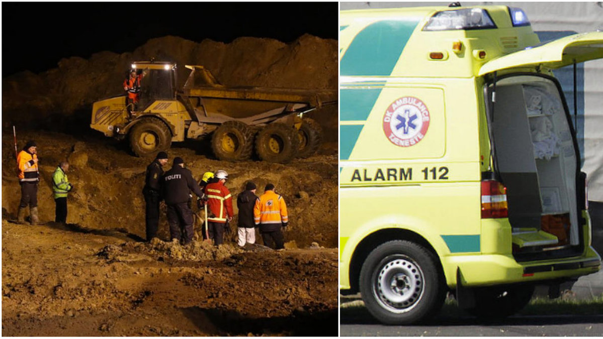 Under torsdagseftermiddagen fick polisen information om att en man hade "begravts levande" i samband med ett jordskred. (Bilden till höger är en arkivbild)