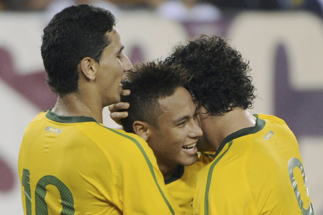 Santos, VM i Sydafrika, Neymar, Brasilien