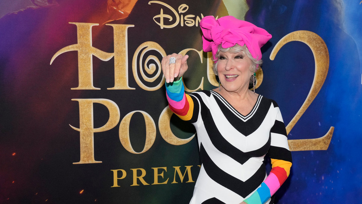 Bette Midler, 76 år, återvänder till häxrollen i 'Hocus pocus'. Efter 29 år kommer det en fortsättning på den uppskattade filmen.