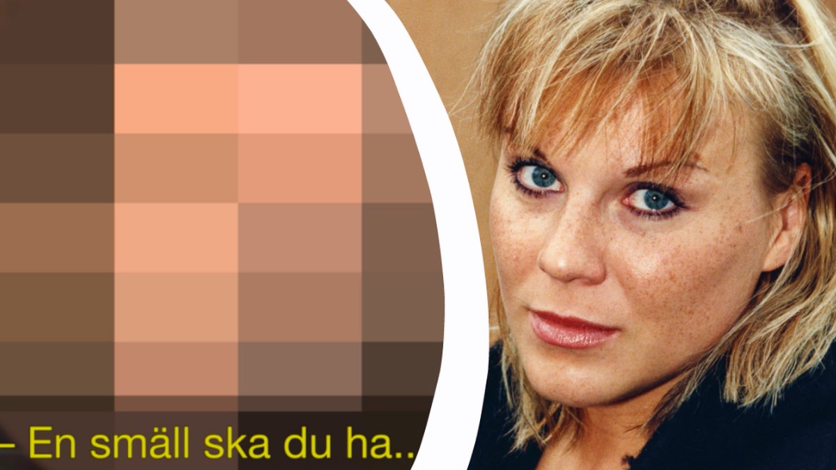 En blurrad bild på Josefin Nilssons ex och en bild på Josefin Nilsson. Montage.