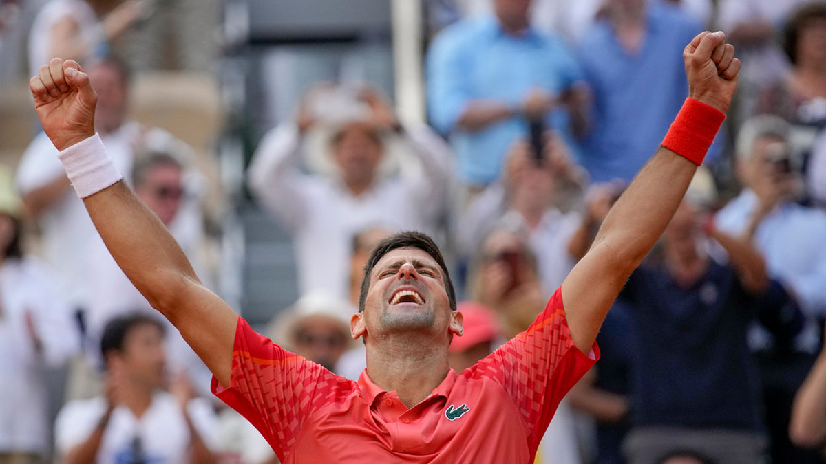 Novak Djokovic är förste manliga spelare att nå 23 grand slam-titlar.