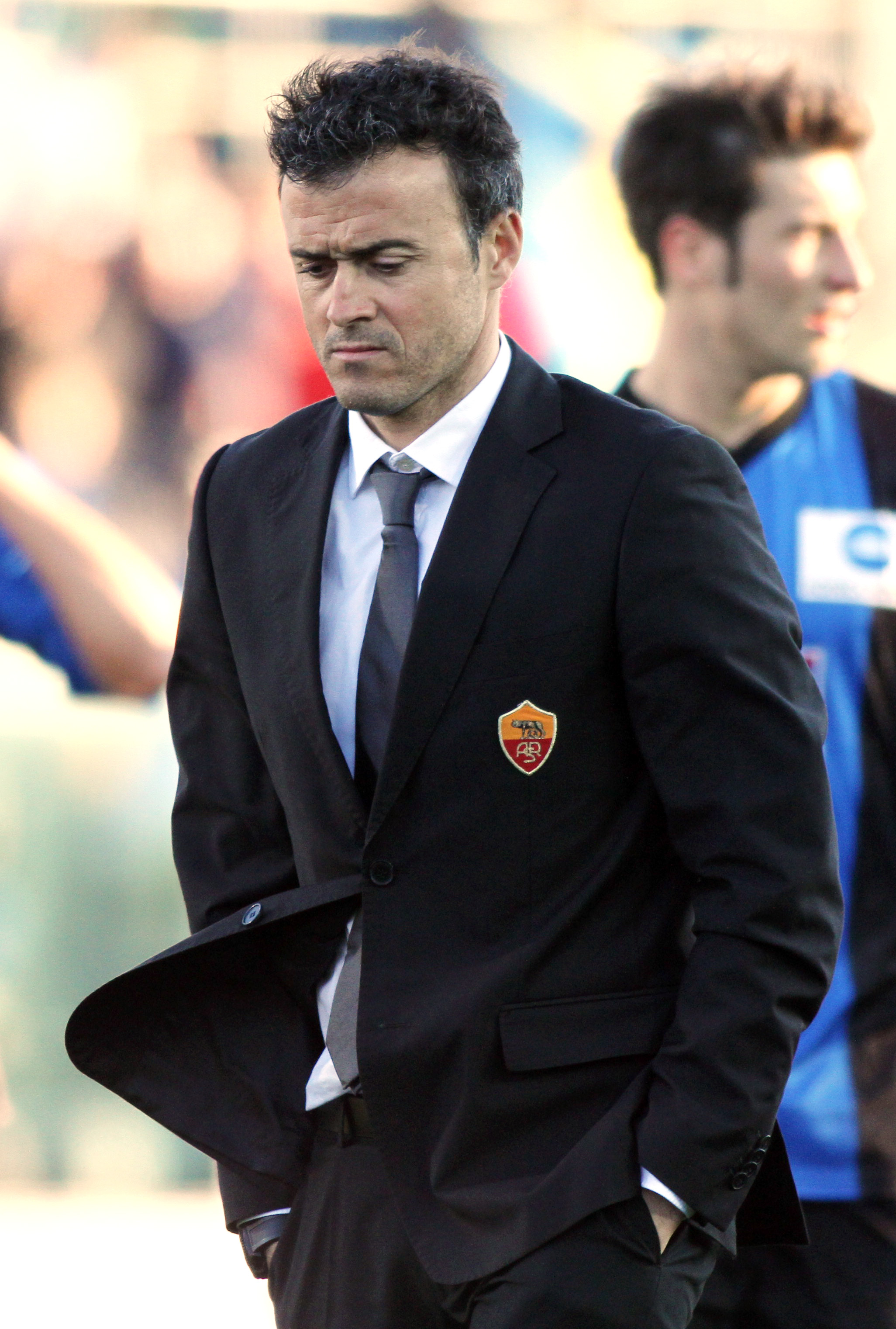 Luis Enrique har haft en turbulent första säsong som Romatränare. 