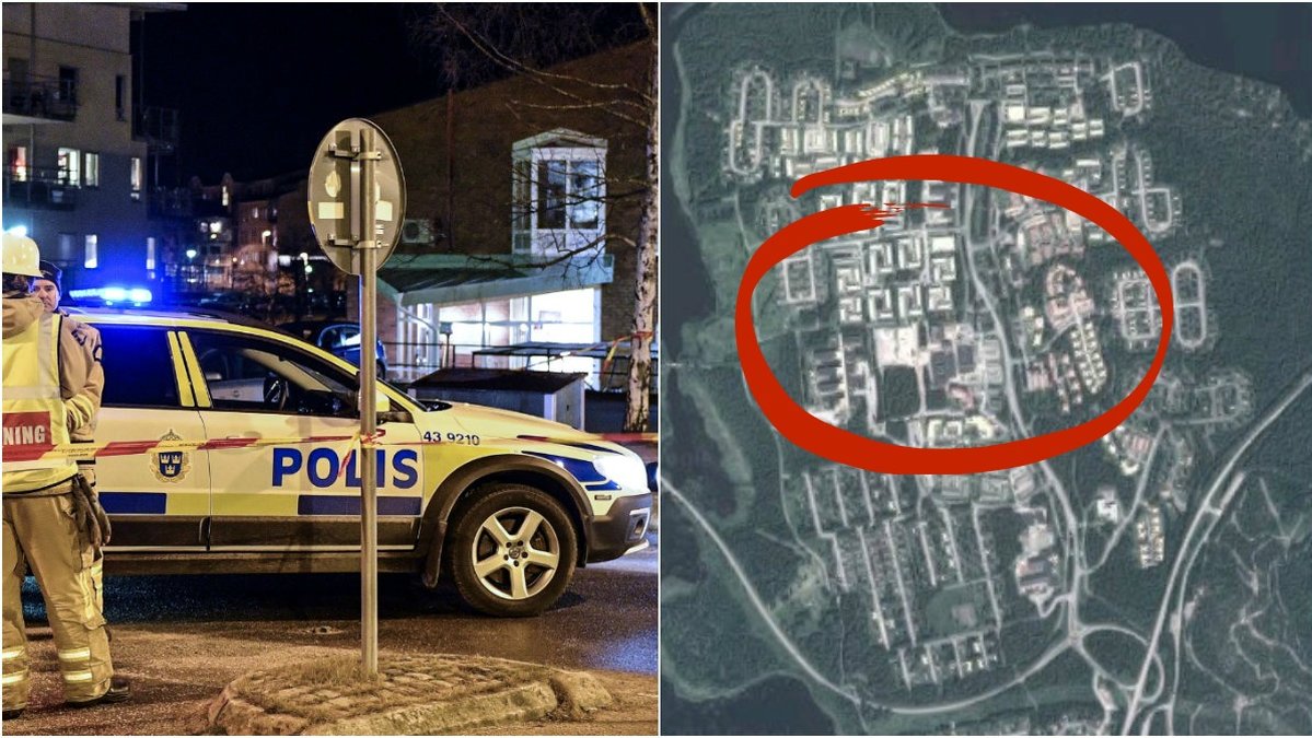 Ett misstänkt föremål har hittats nära en skola i Luleå. Polisens bombgrupp på väg till platsen. (Bilden till vänster är från ett tidigare bombhot i Tranås).