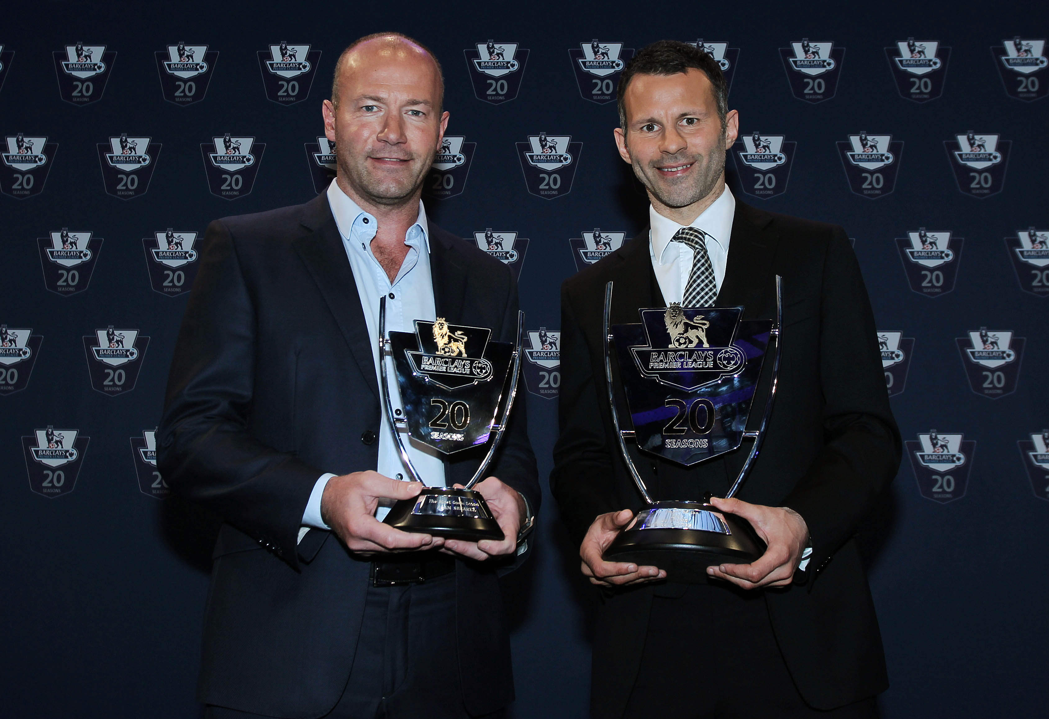På Premier Leagues 20-årsjubileum 2012 fick han priset som hela periodens bäste spelare. Alan Shearer bredvid fick pris som bäste målskytt. 