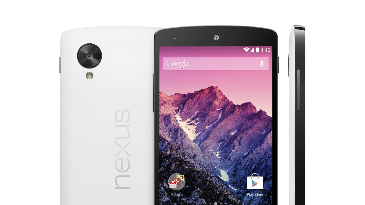 En Google Nexus-mobil.