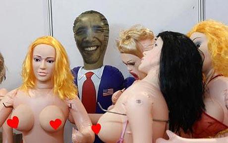 Barack Obama, Plast, Kina, Sexdockor