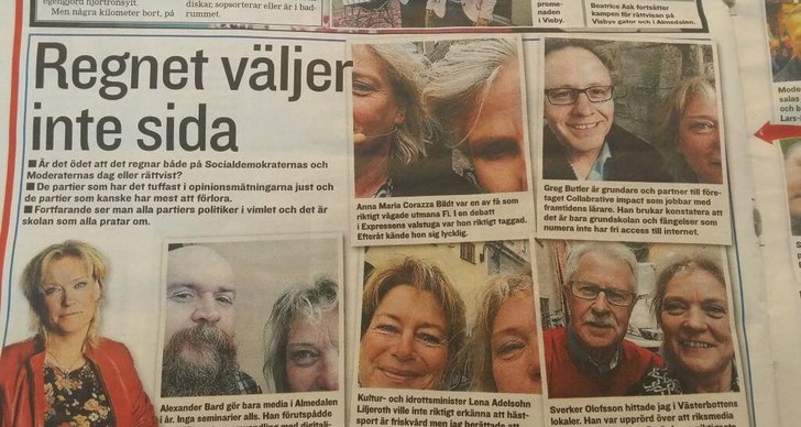 Alliansen, Vända ryggen, Jonas Sjöstedt, Jenny Wenhammar, Lotta Gröning