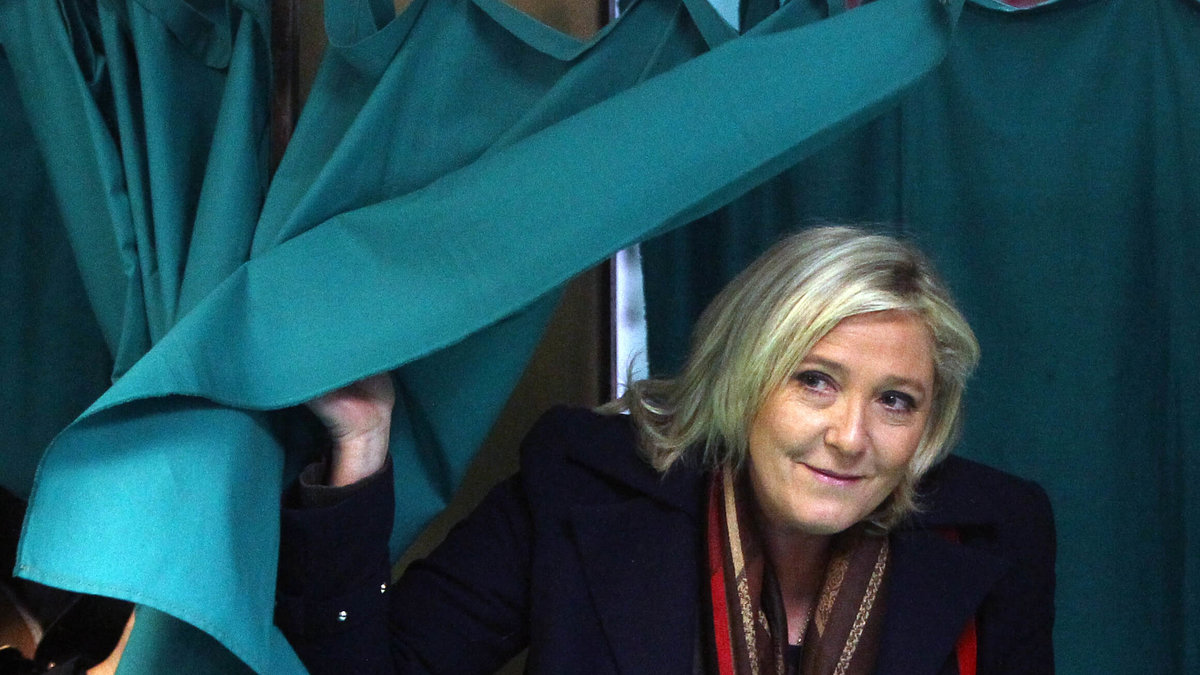 Fiasko för Marine Le Pen.