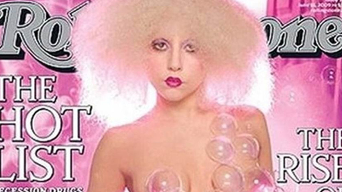 Lady Gaga på omslaget av Rolling Stone. 