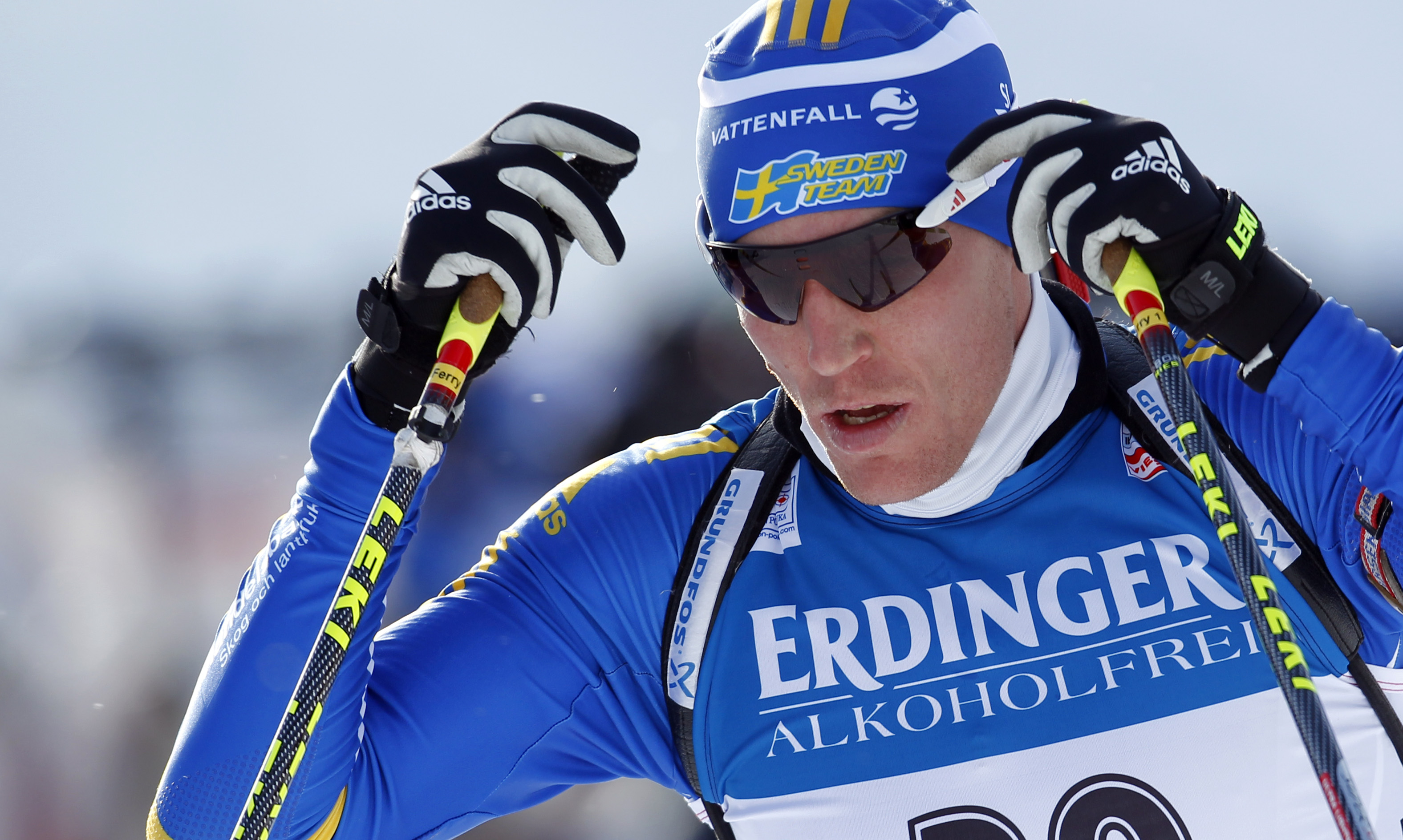 Bjorn Ferry, Carl-Johan Bergman, skidor, Skidskytte