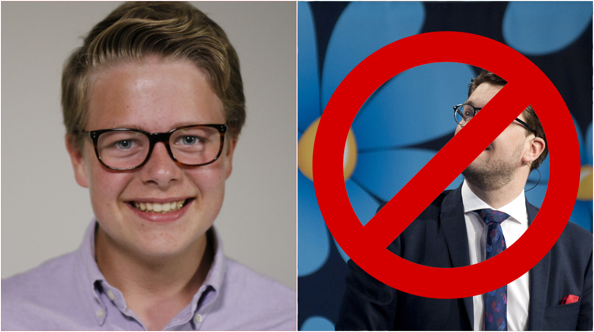 Leo Gerdén är PK. Det är inte Sverigedemokraternas partiledare Jimmie Åkesson.
