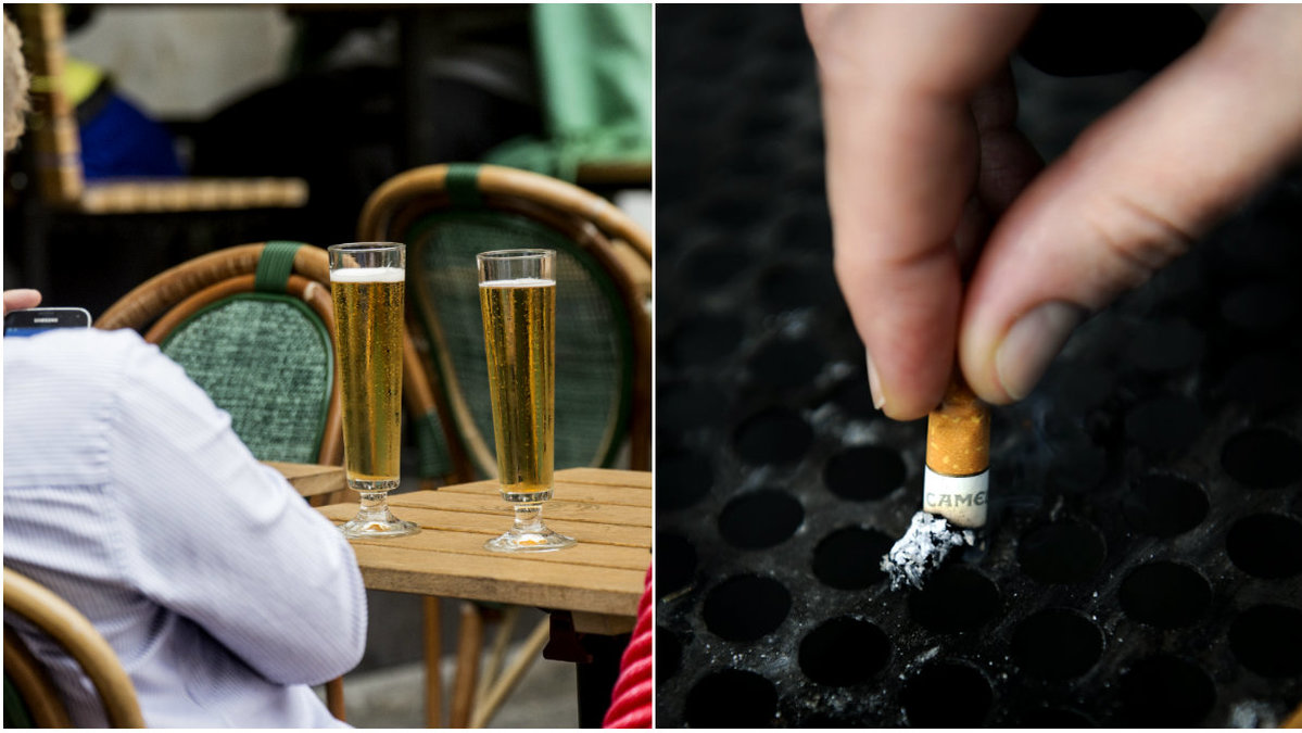 Det kan bli förbjudet att röka på uteserveringar i Sverige.