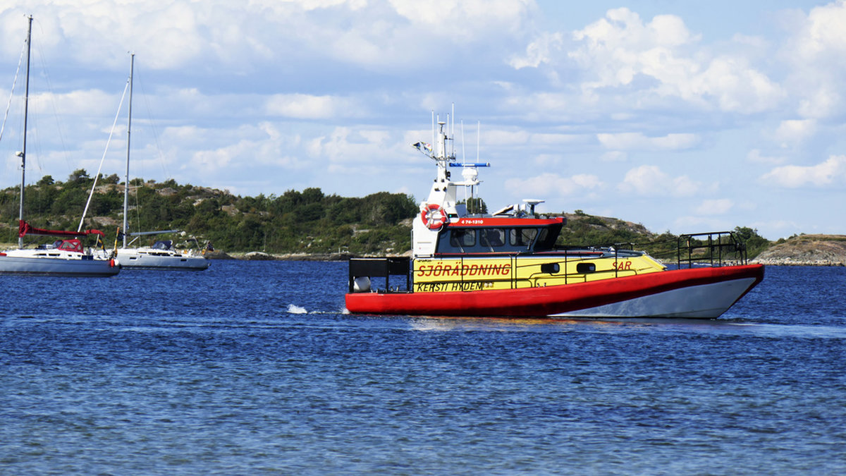 En av Sjöräddningssällskapets båtar i Bohuslän i mitten av juli. Arkivbild.