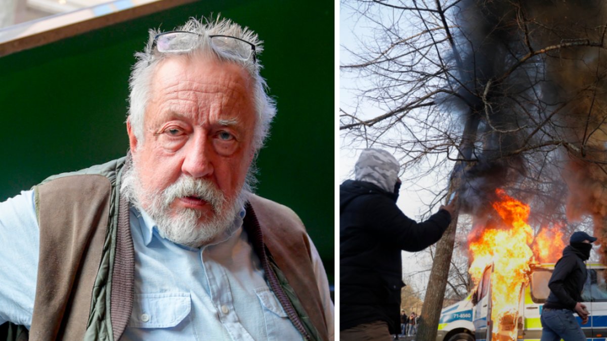 Leif GW Perssons kritik efter upploppen: ”Polisen var för generös”