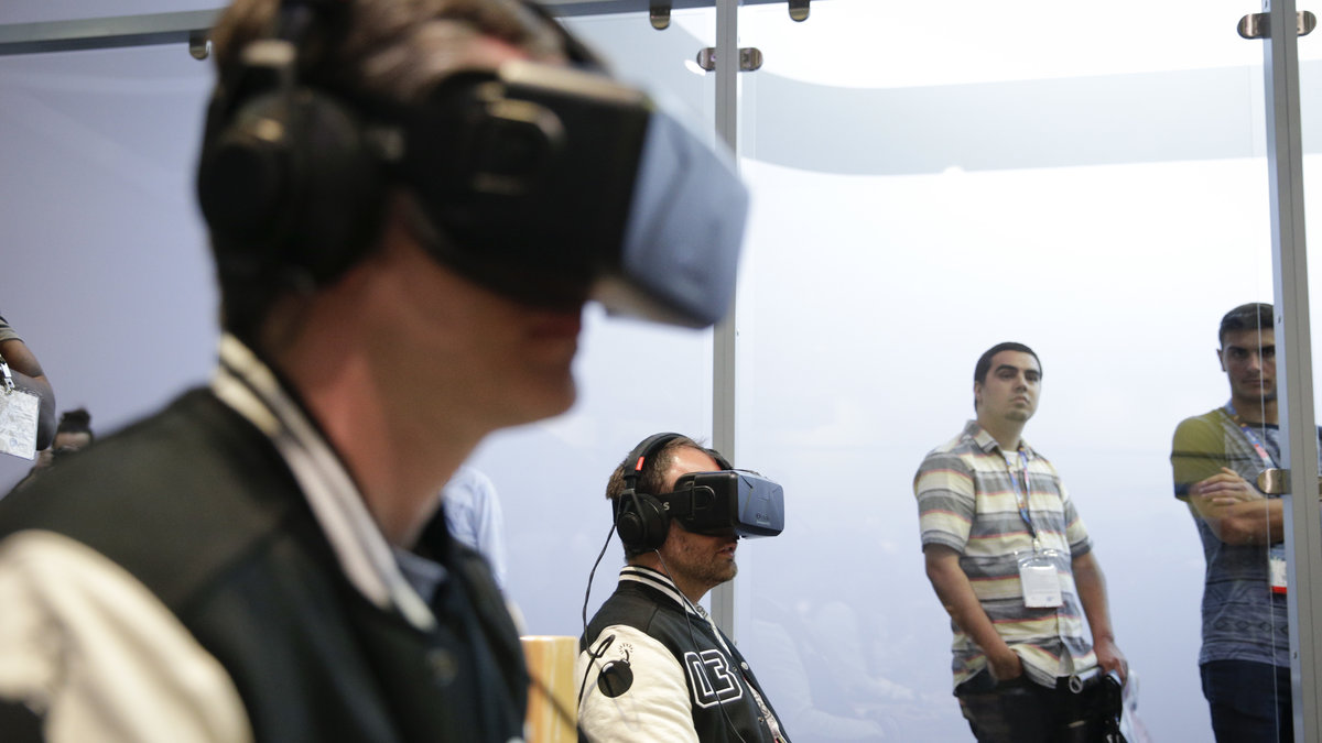 Oculus Rift tros slå igenom stort inom några år. OBS. Genrebild.