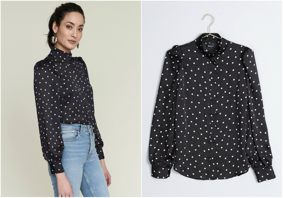 Prickig blus Gina Tricot Prickig blus Gina Tricot