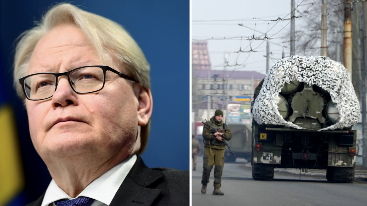 Peter Hultqvist kommenterar läget i Ukraina under torsdagens pressträff