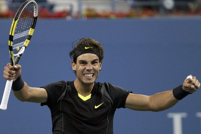 Rafael Nadal hade inga problem med sin landsman Ferando Verdasco.