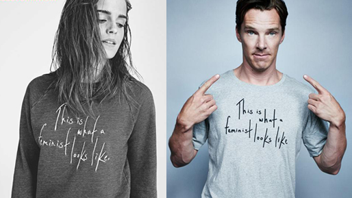 Både Emma Watson och Benedict Cumberbatch har burit tröjan.