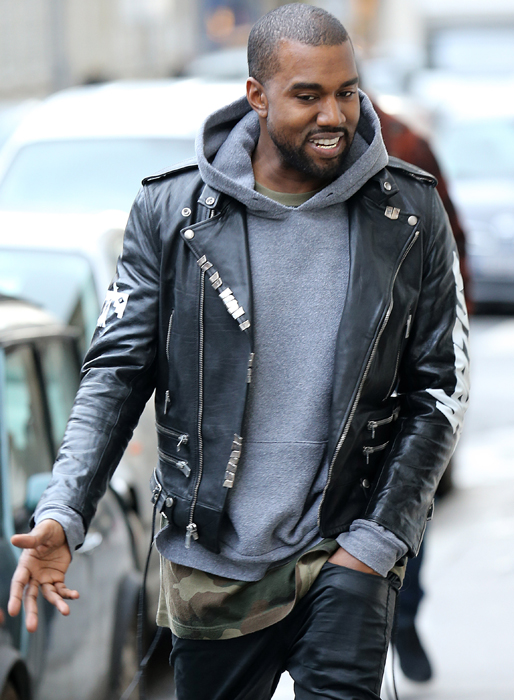 Kanye West shoppde loss under modeveckan i Paris. Kanye West shoppde loss under modeveckan i Paris.