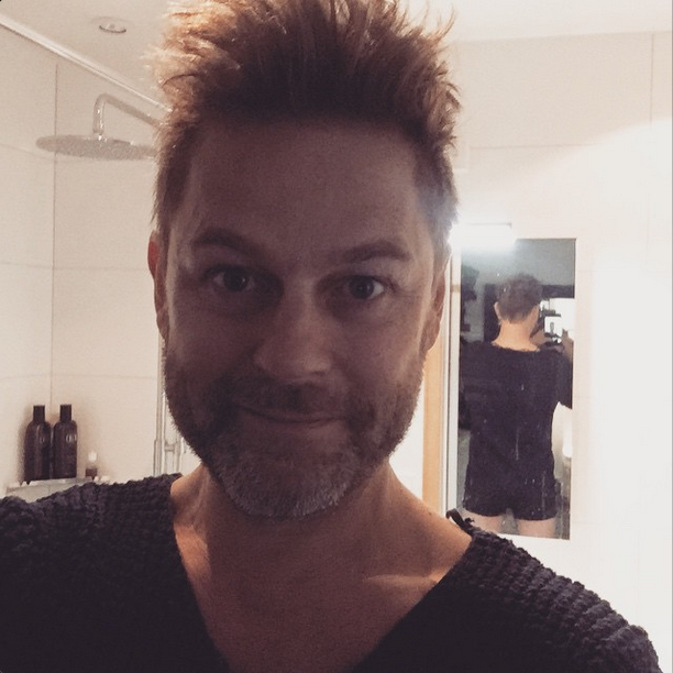 Niklas Wahlgrens lycko-selfie som bjöd på lite mer.