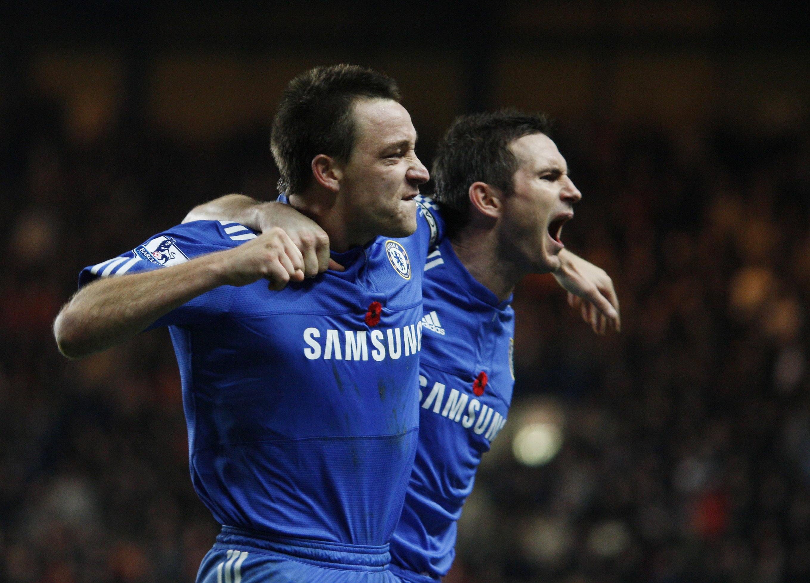 Terry och Lampard gjorde varsitt mål mot Stoke.