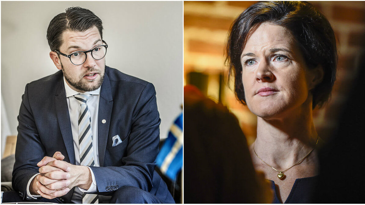 Jimmie Åkesson undrar om Anna Kinberg Batra vill samarbeta med SD.