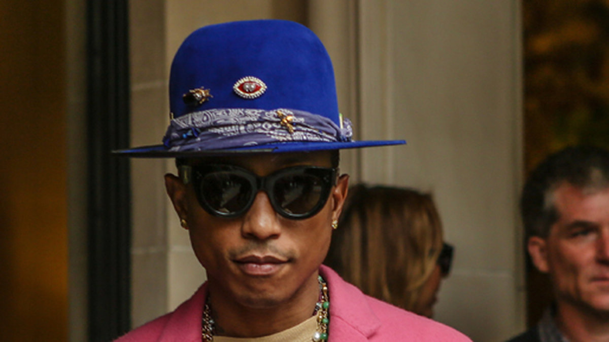 Pharrell gillar rosa. 