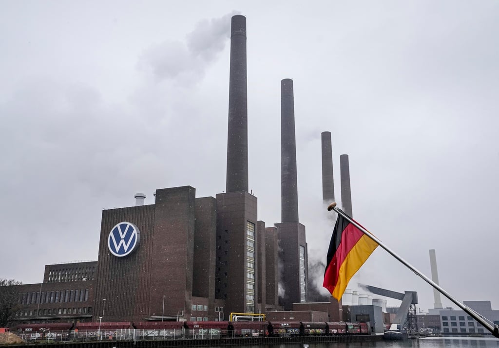 Tysk industri växlar upp. Arkivbild