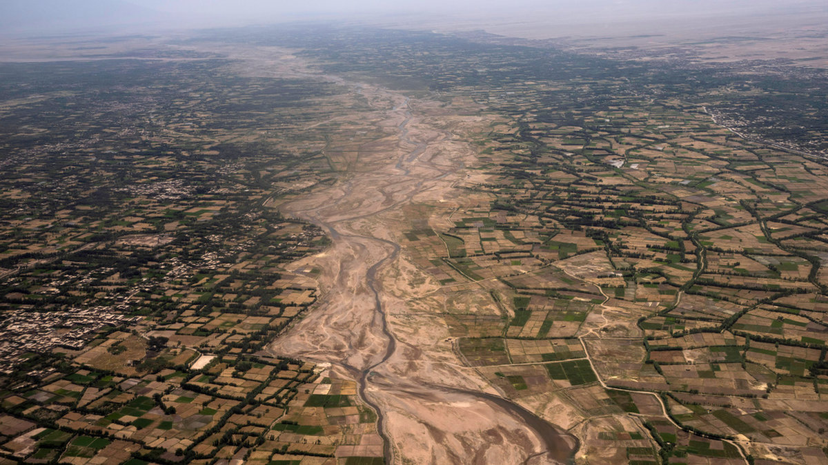Jordbävningar är inte helt ovanliga i Heratprovinsen i västra Afghanistan. Flygbild från tidigare i år.