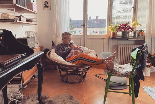 Pappa Henrik med sonen Sami Pappa Henrik med sonen Sami