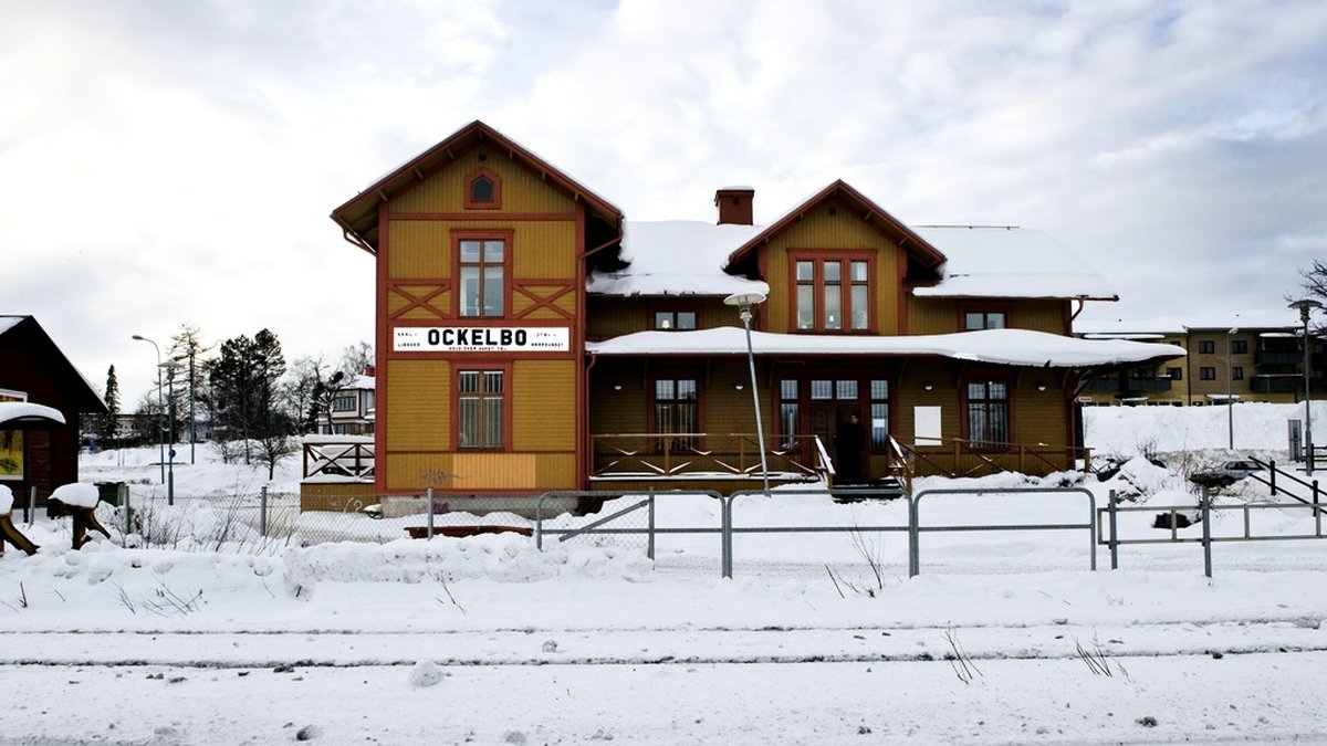 Ockelbo station. Arkivbild.