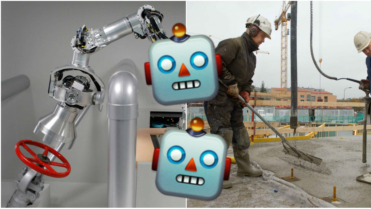 Många jobb kan ersättas av robotar redan 2020. 