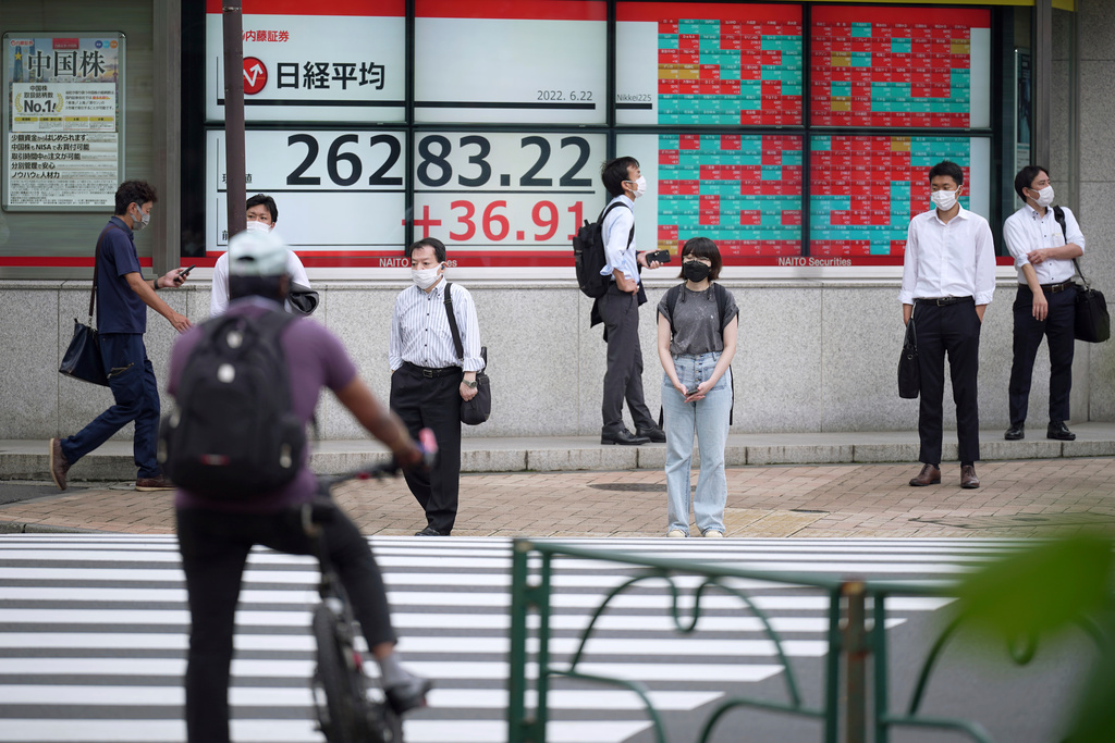 Tokyobörsen öppnar glatt. Arkivbild.