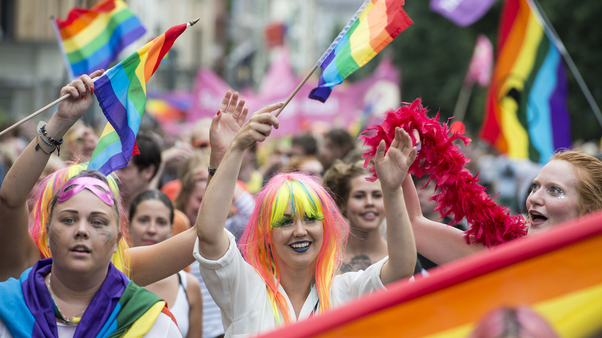 Prideparaden 2016.