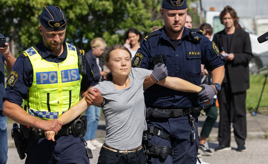 Greta Thunberg, TT, Polisen, Malmö