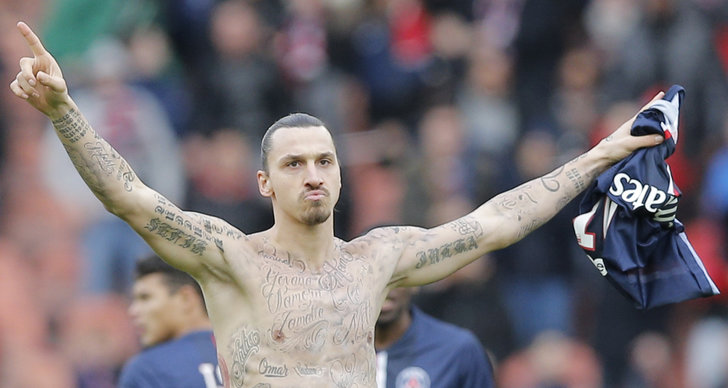 Tatueringar, gult kort, PSG, Zlatan Ibrahimovic, Reklam, Fotboll, Ibra