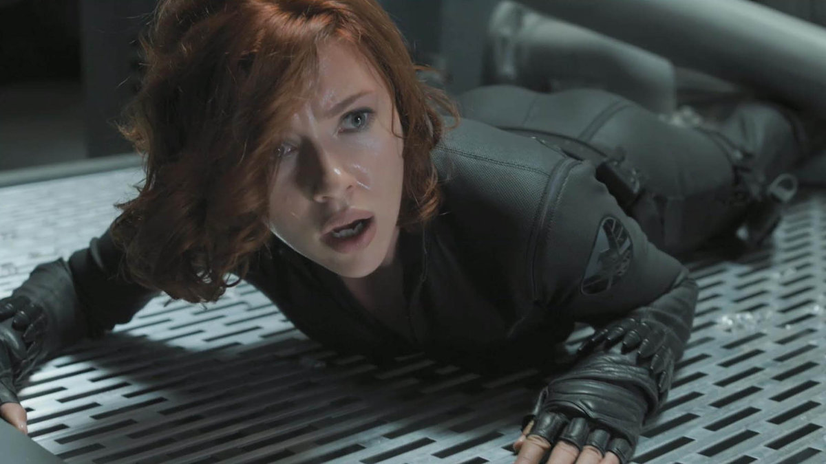 Hon skrevs in i "The Avengers" bara för att regissören Joss Whedon tjatade.