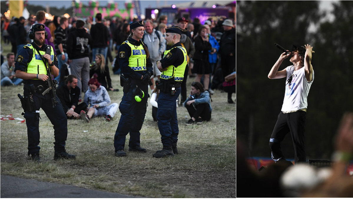 Polisen utreder en misstänkt våldtäkt på Bråvallafestivalen mitt under Håkan Hellström-spelningen.