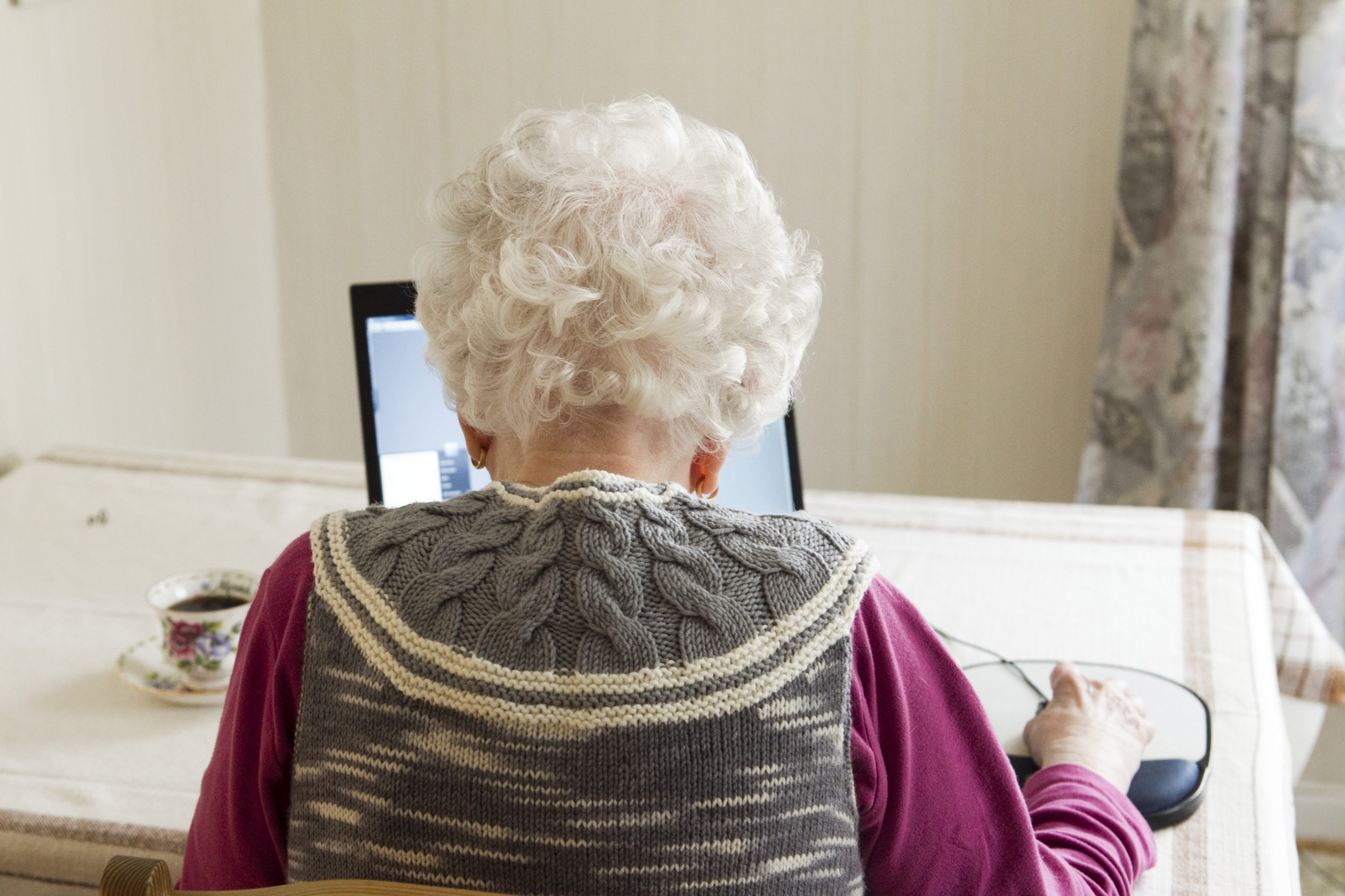 Pensionär, Äldre, Utanförskap, Internet