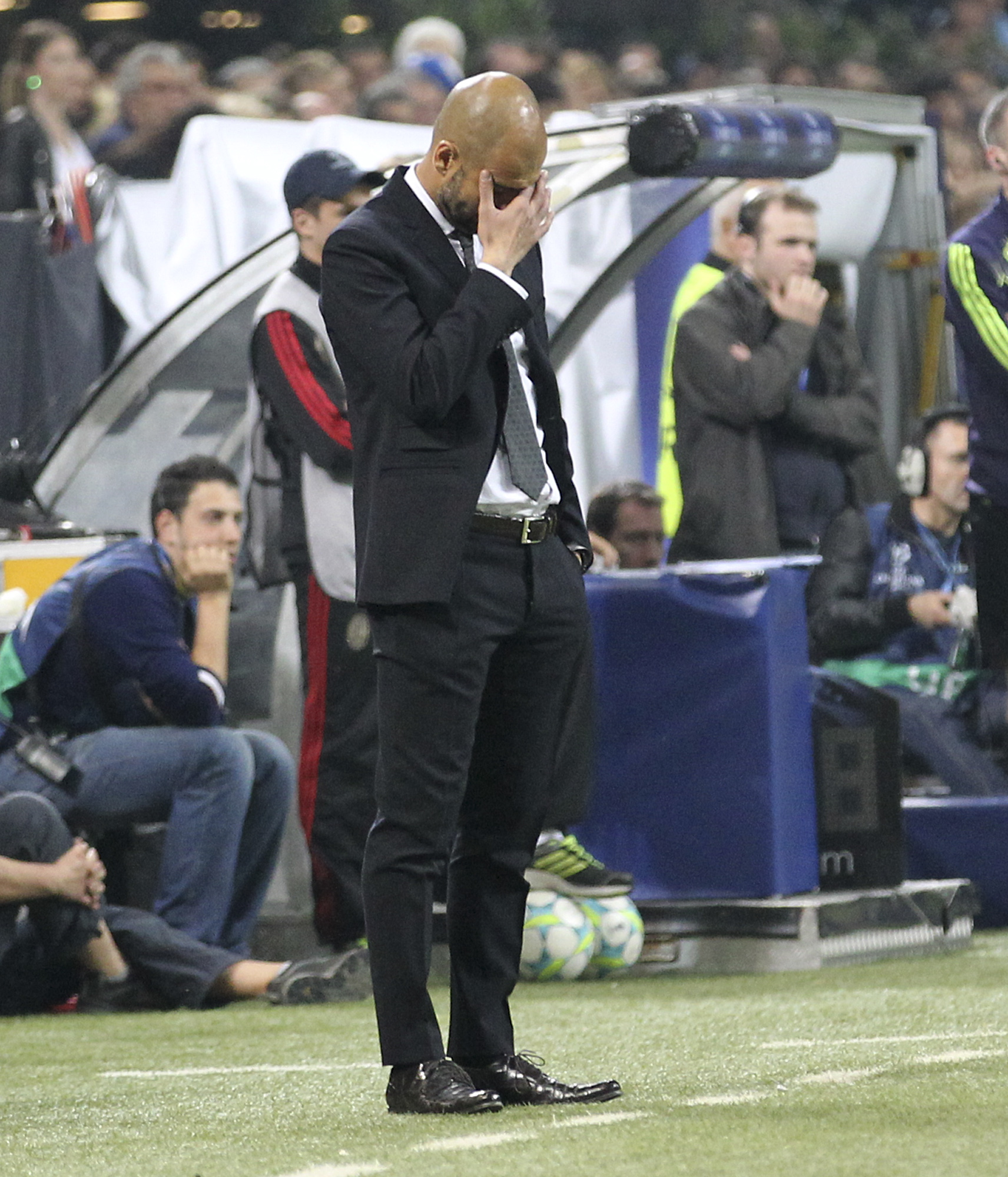 Något som Josep Pep Guardiola var allt annat än nöjd med dominsatsen. Något som Josep Pep Guardiola var allt annat än nöjd med dominsatsen.