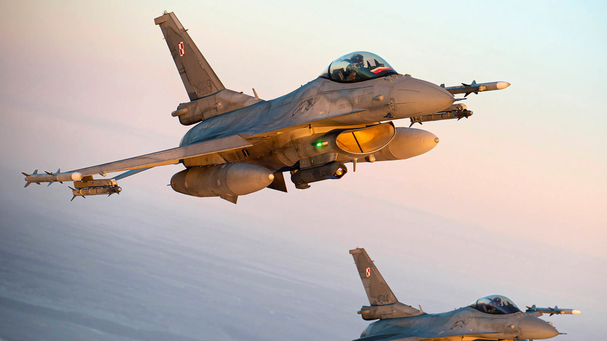 Högt på Turkiets önskelista – fler stridsflyg av typen F-16. Arkivbild.