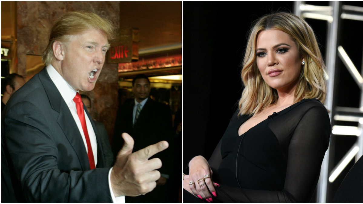 Donald Trump sparkade Khloe Kardashian när hon var med i The Apprentice.