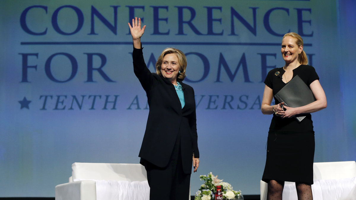 Hillary Rodham Clinton – en av de stora favoriterna.