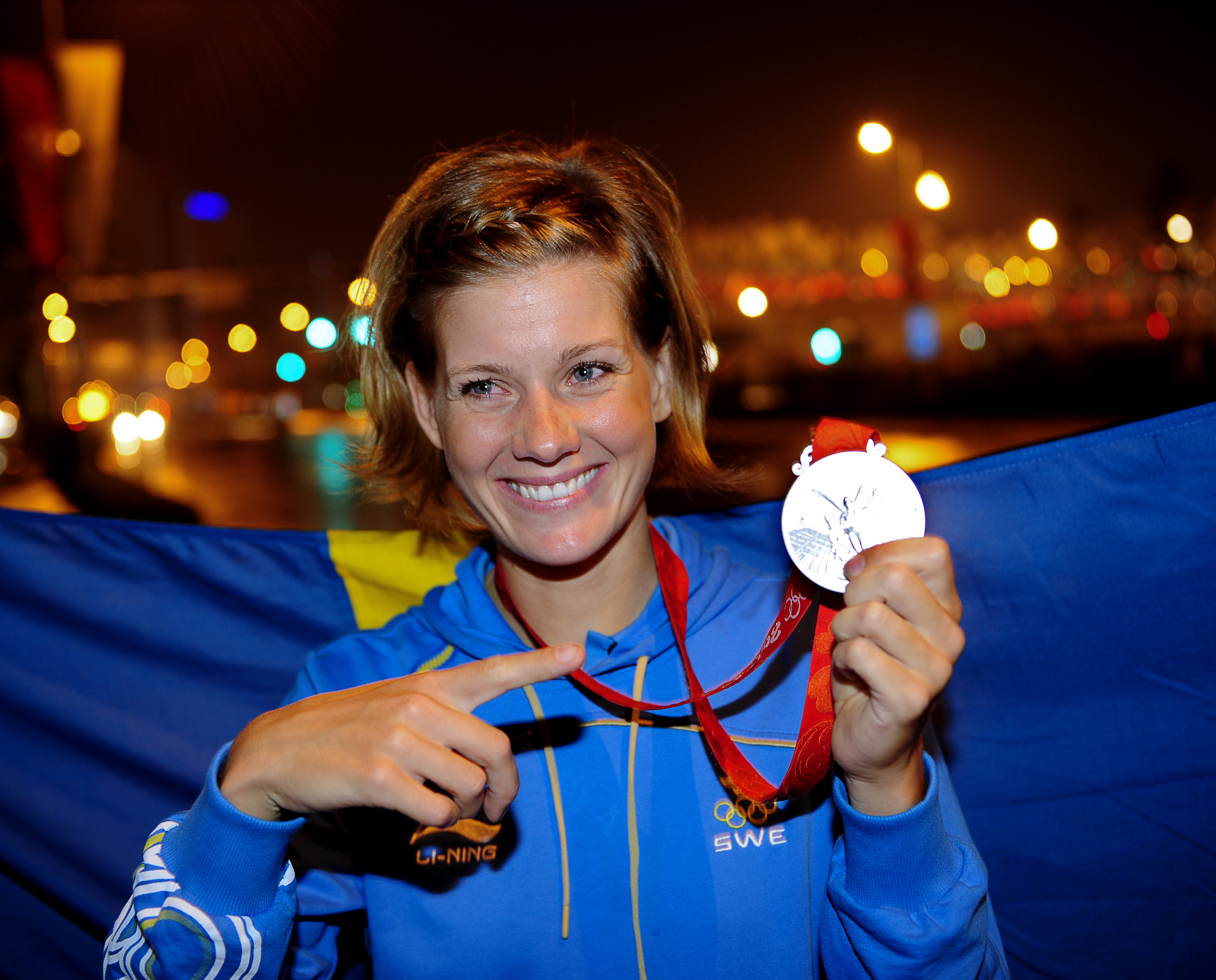 I OS i Peking tog Emma Johansson den första svenska medaljen med sitt silver.
