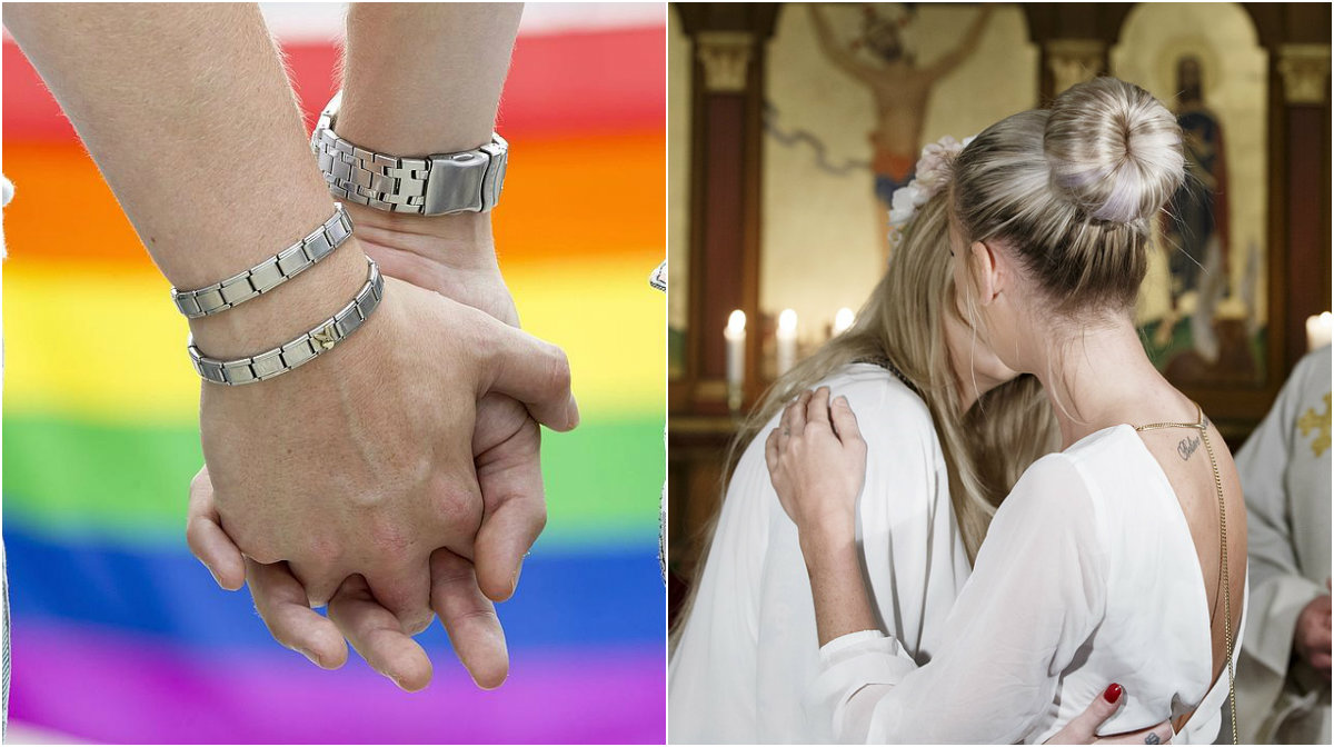 Kan homosexuella par gifta sig i kyrkan
