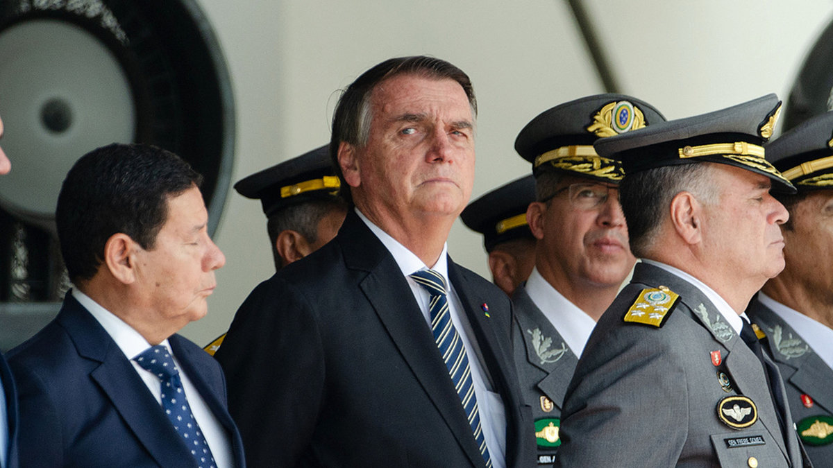 Brasiliens avgående president Jair Bolsonaro.