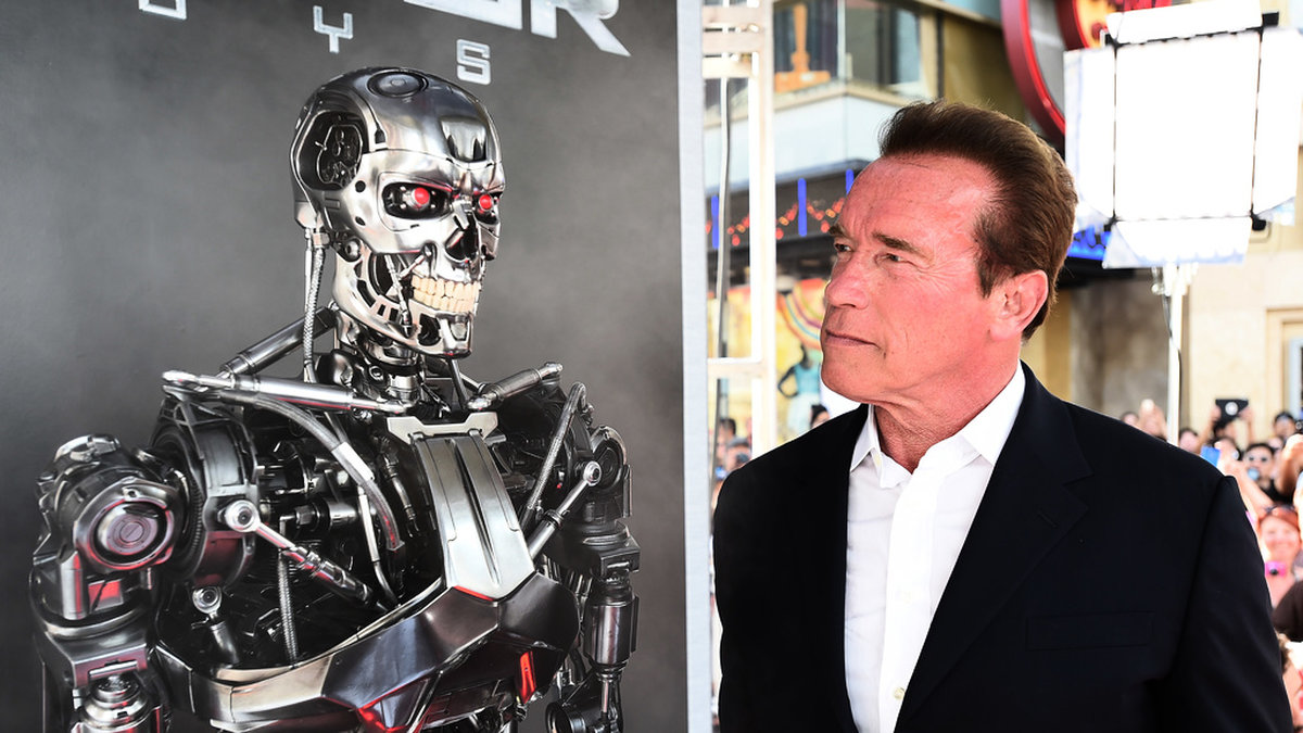 Kommer AI att försöka utplåna människorna likt Arnold Schwarzeneggers mekaniska avbild i 'Terminator'? Arkivbild.