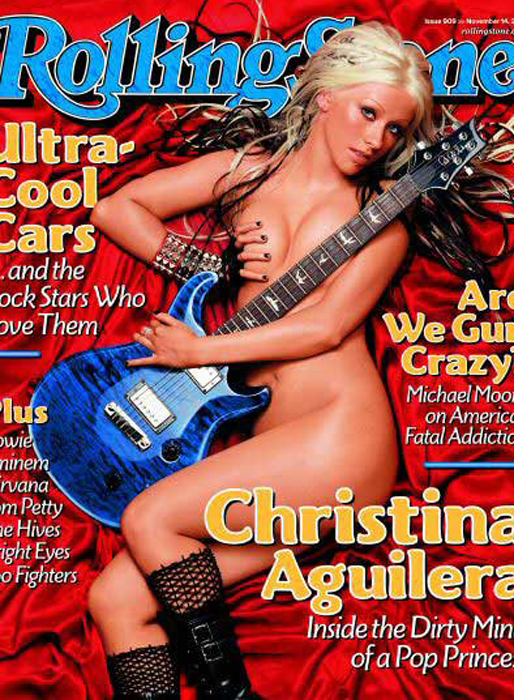 Christina Aguilera på omslaget till Rolling Stone. Christina Aguilera på omslaget till Rolling Stone.